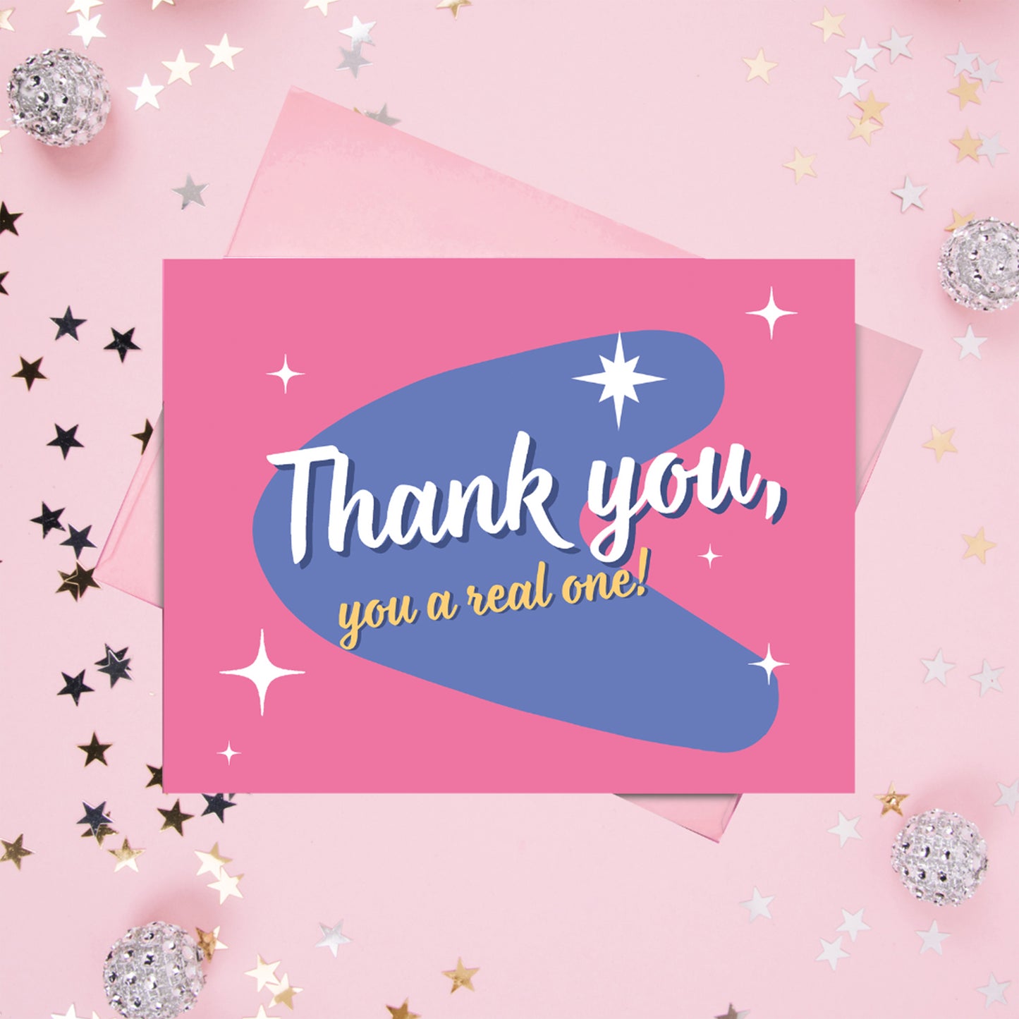 Thank You Mid-Century Card