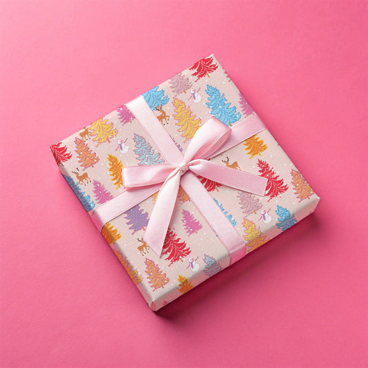 Colorful Forest Gift Wrap