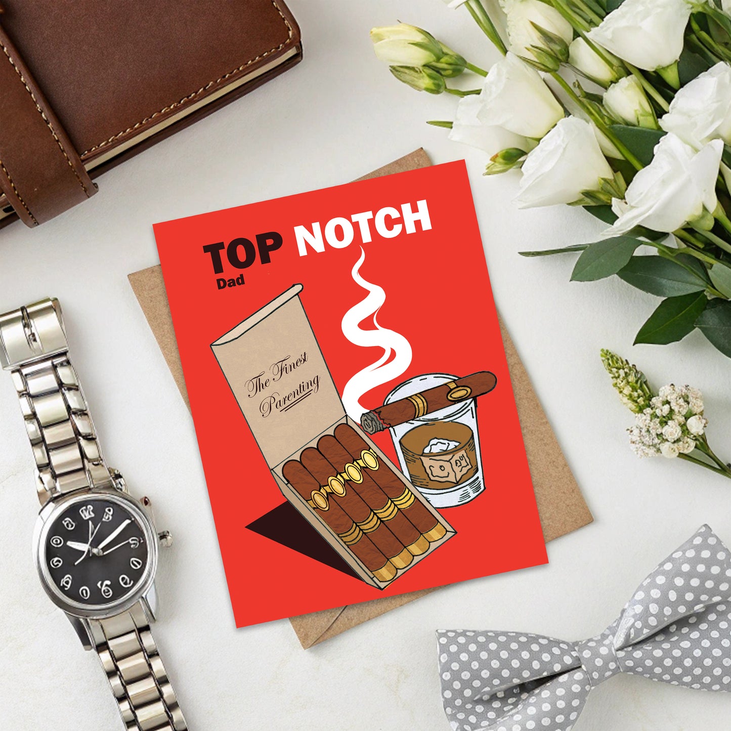 Top Notch Dad Card