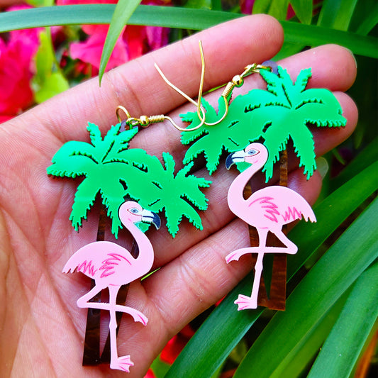 Flamingo Earrings