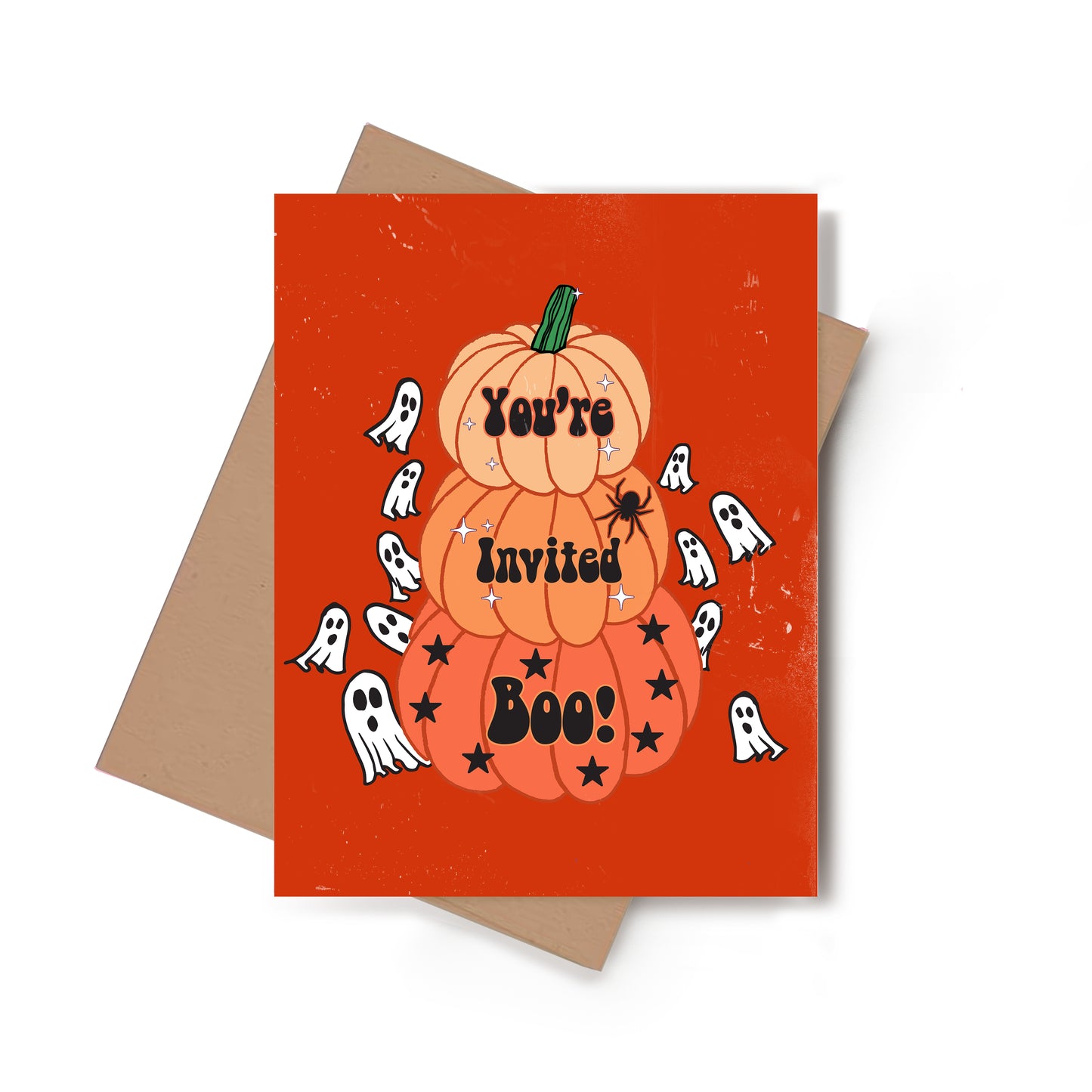 Halloween Pumpkin Invitation Card | Halloween Card