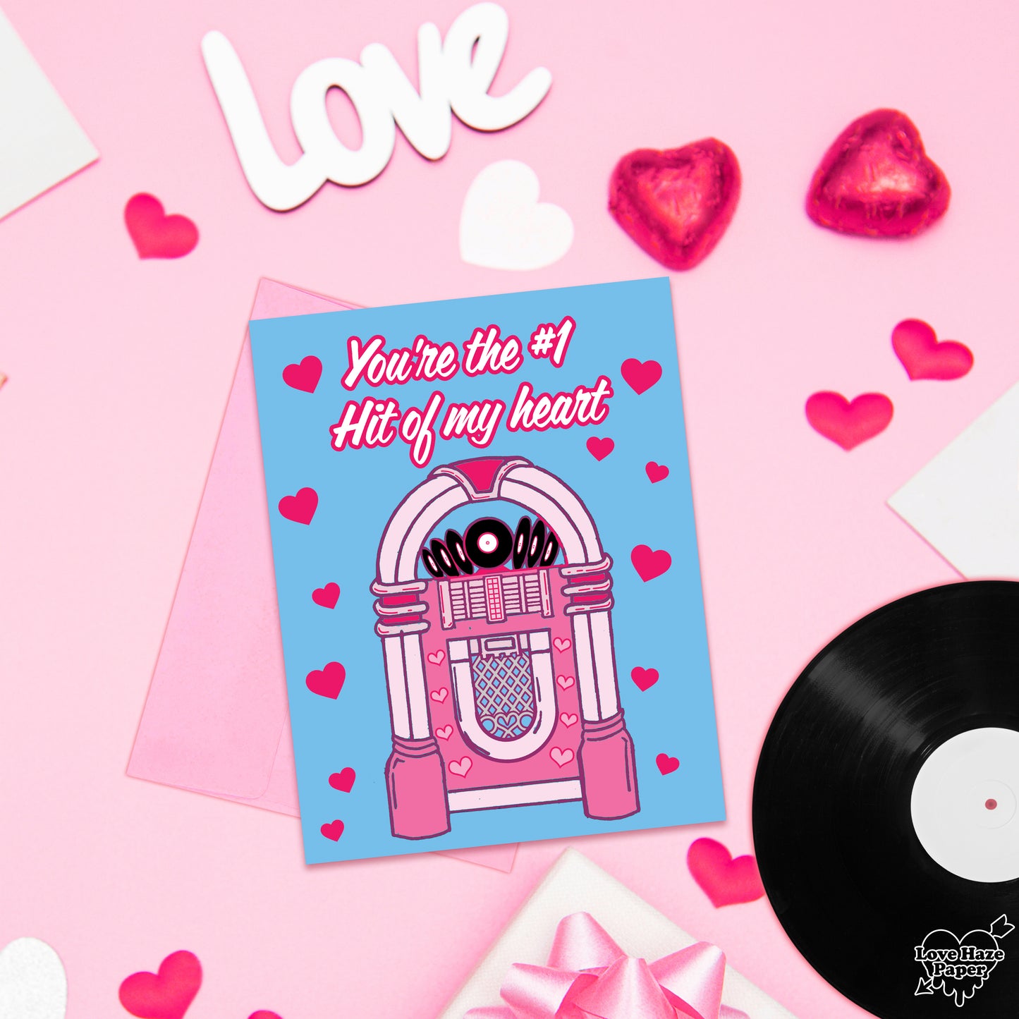 #1 Hit Of my Heart Card