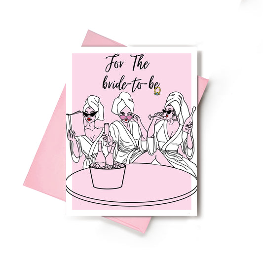 Bride To Be Card | Bachelorette Party & Bridal Shower Card