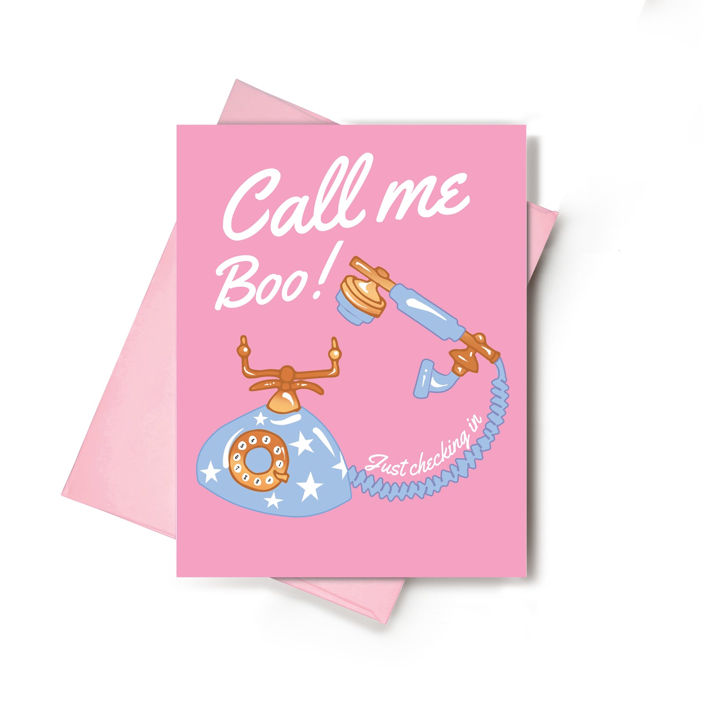 Call Me Boo! Thinking Of You Card | Long Distance Friendship | Catching Up Cards