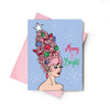 Merry & Bright (Blue) Christmas Card