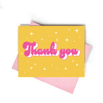 Thank You Sparkle Retro Card