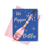 We Poppin' Bottles New Year Card