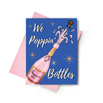 We Poppin' Bottles New Year Card