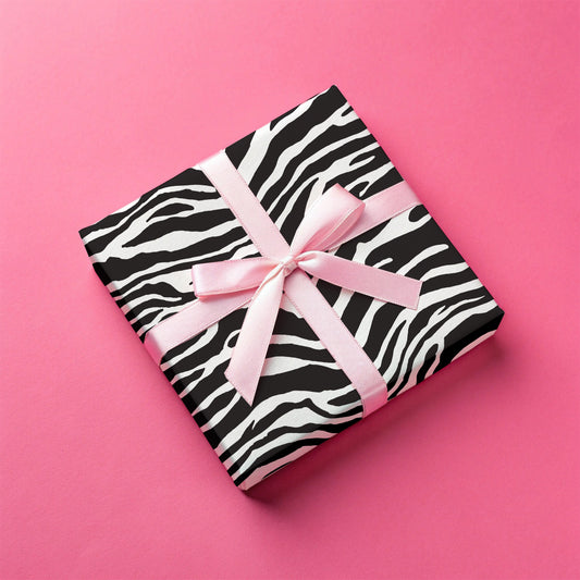 Zebra Glam Gift Wrap