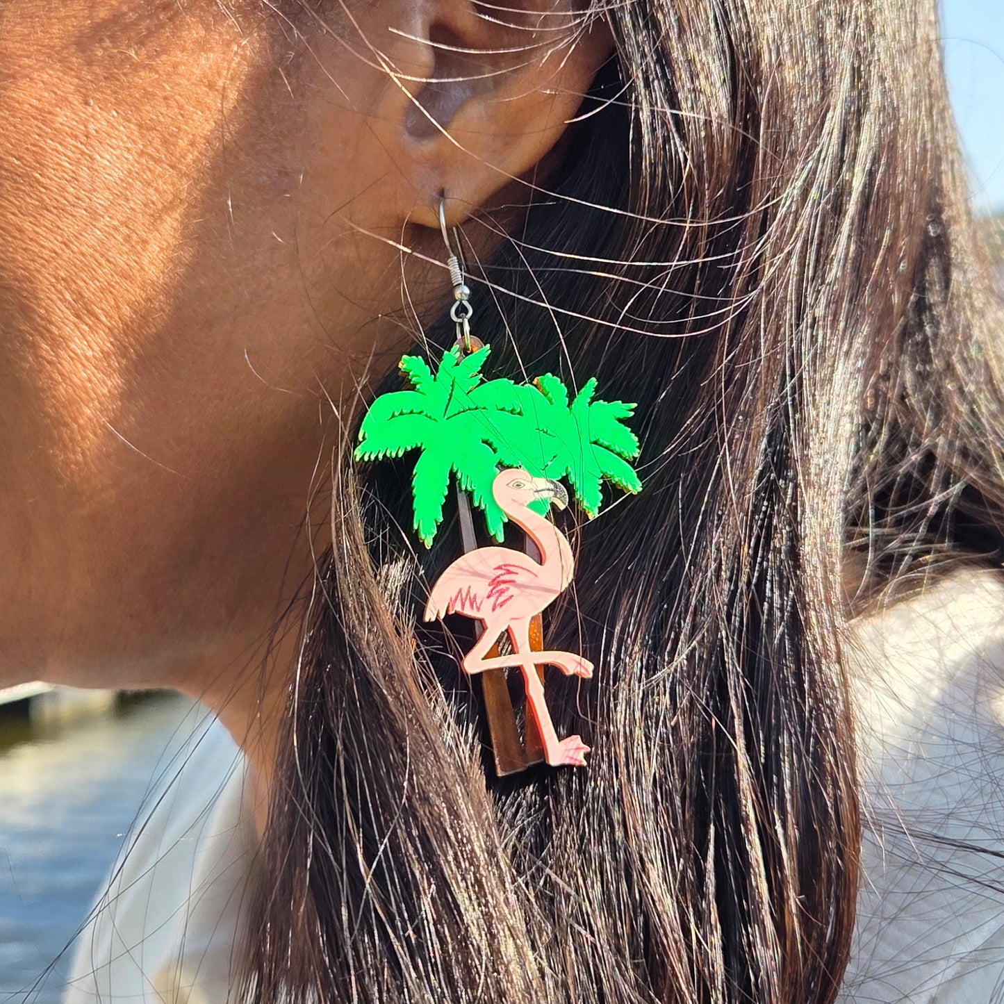 Flamingo Earrings