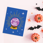 I Foresee Crystal Ball Halloween Card