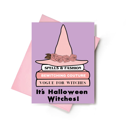 It's Halloween Witches Party Card