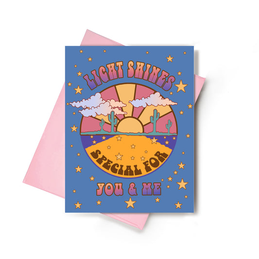Your Light Shines Anniversary Card