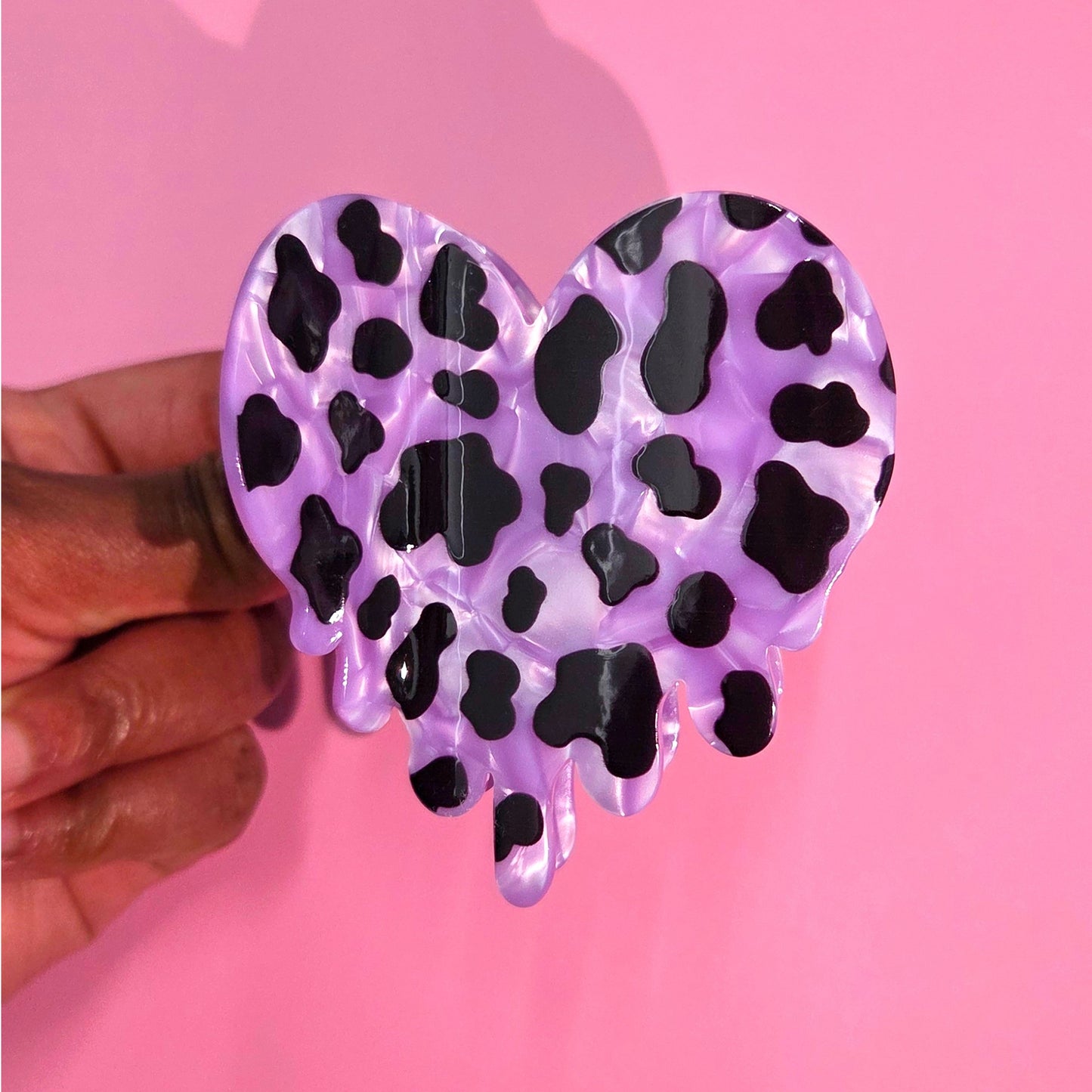 Y2K Melting Heart Hair Claw Clip