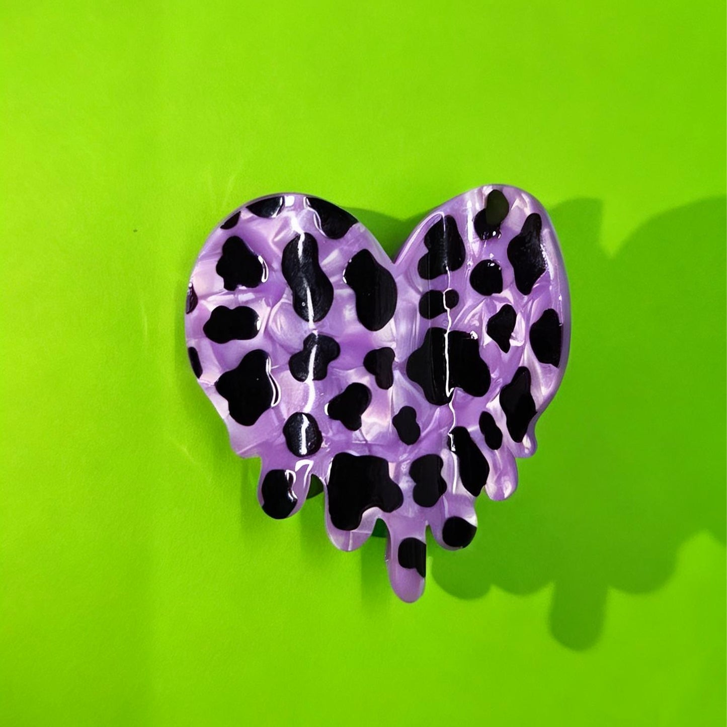Y2K Melting Heart Hair Claw Clip