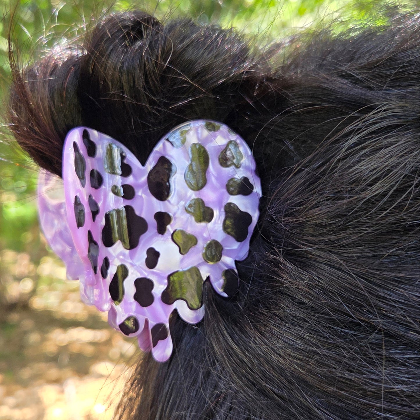 Y2K Melting Heart Hair Claw Clip